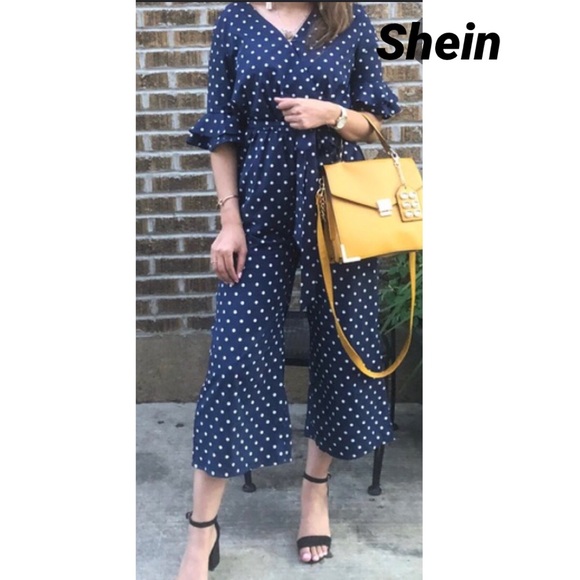 SHEIN Pants - Shein Polka Dot Jumpsuit